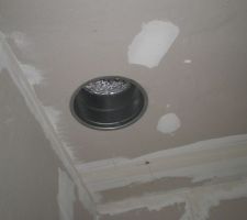 Emplacement bouche de soufflage