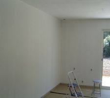 Peinture plafond et mur séjour salon