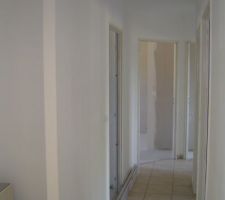 Fini la sous couche du couloir