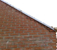 WAWWW !!!! Si j'étais CDT j'arreterai immédiatement de travailler avec ce sous traitant !!!! C'est à cet endroit que des briques ne sont pas droites et qu'elles ressortent du mur