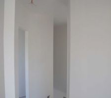 Couloir étage avec sous-couche