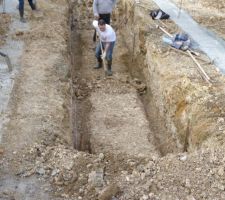 Le terrassier s'étend trompé dans la cote de hauteur, j'ai du me cogner le reste à la pioche!!!