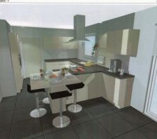 Projet : Les cuisines de lAtelier / Vue 1