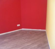Parquet du bureau fini