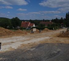 Vue d'ensemble du lotissement.