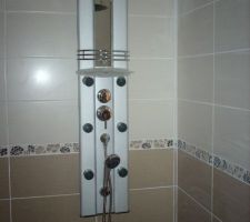 Mise en place colonne de douche