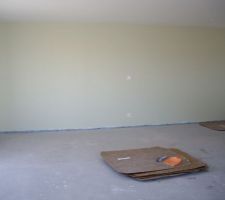 La peinture du salon