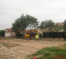 Mercredi 29 juin 2011 : Le terrassement
