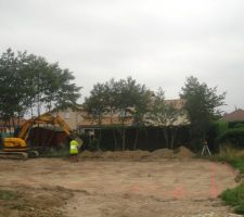 Mercredi 29 juin 2011 : Le terrassement