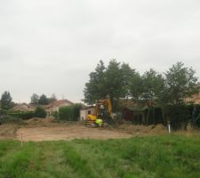 Mercredi 29 juin 2011 : Le terrassement