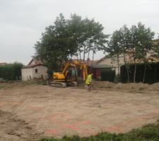 Mercredi 29 juin 2011 : Le terrassement