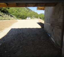 Accès au garage (vu du garage)