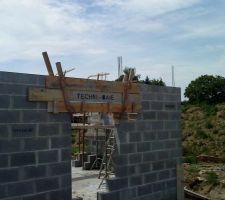 Maison B coffre tunnel de la chambre du rdc