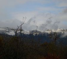 La vue au nord: les monts ronds du jura