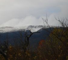 La vue au nord : le mont chanais, cirque de branvaux, et colomby de gex