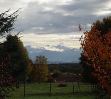 La vue au sud : aravis en couleurs d'automne