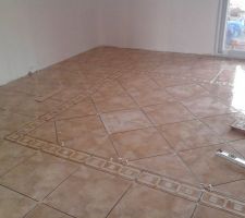 Le salon et son " tapis".vivement la fin