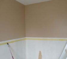 Peinture de la chambre de mon fils en cours...