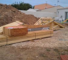 Charpente arrivée