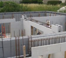 Armature de poutre vue d'ensemble