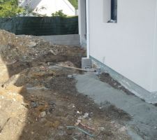 07/07/11 : raccords eaux pluviales, TAE et coffret