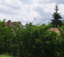 Vu de la sortie du village...On dirait presque qu'il y a un parc d'attraction lol