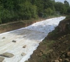 Acc&egrave;s chantier - Pose de b&acirc;ches