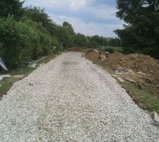 60 tonnes de cailloux &eacute;tal&eacute;s