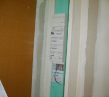 Tableau élec derrière la porte