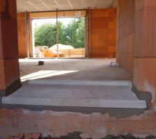 Seuil de la porte d'entrée