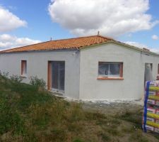 Pr&eacute;paration pour l'enduit