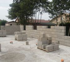 Mardi 12 juillet 2011 - L'&eacute;l&eacute;vation des murs