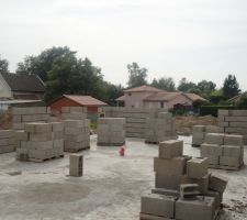 Mardi 12 juillet 2011 - L'&eacute;l&eacute;vation des murs