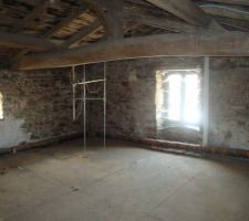 Etage de la partie principale avant travaux