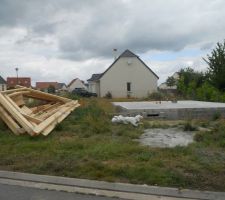 Livraison de la charpente