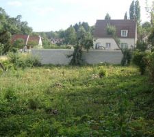 Vue de l'arri&egrave;re du terrain