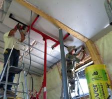 3ème et dernière partie du plafond de l'étage