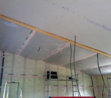 Pare-vapeur plafond terminé !