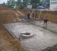 Radier en cours