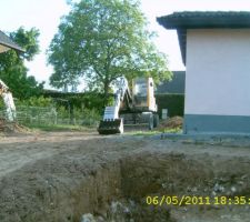 Terrassement en cours