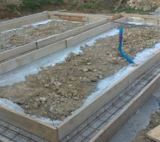 Coffrage des fondations