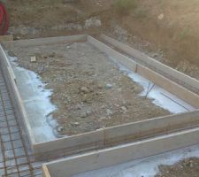 Coffrage des fondations