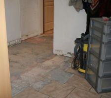 Suppression carrelage couloir