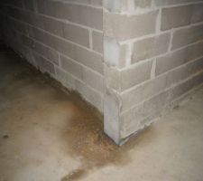 Sous-sol avant drainage