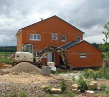 Maison fini avant remblayage