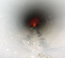 La prise d'air pour la cheminée