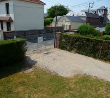 Accès carrossé pour passage des engins
