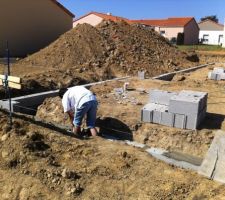 Premi&egrave;re journ&eacute;e de boulot pour le sous bassement