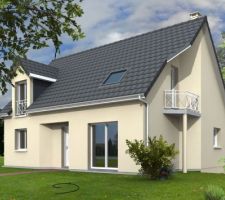 La maison quand elle sera terminée