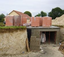 Livraison avant elevation des mur